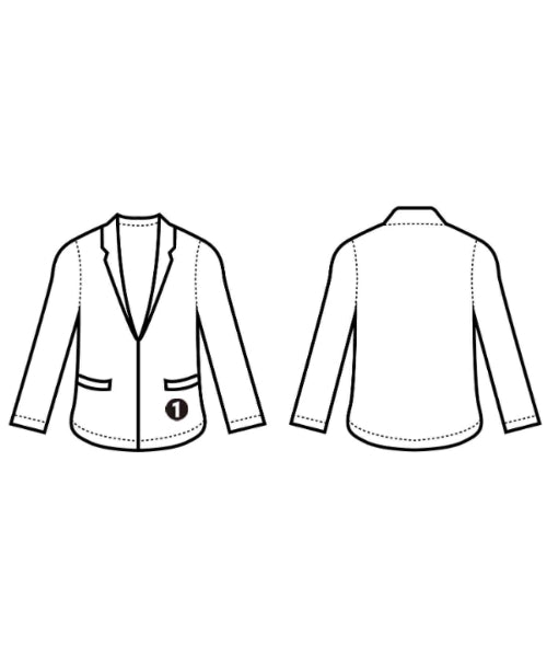 UNTITLED 無領外套