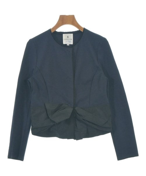 LANVIN en bleu 無領外套