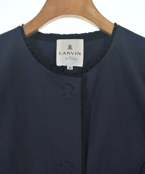 LANVIN en bleu 無領外套