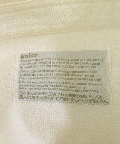 kolor 休閒襯衫
