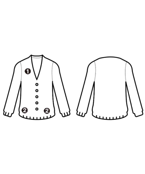 sacai 開襟衫