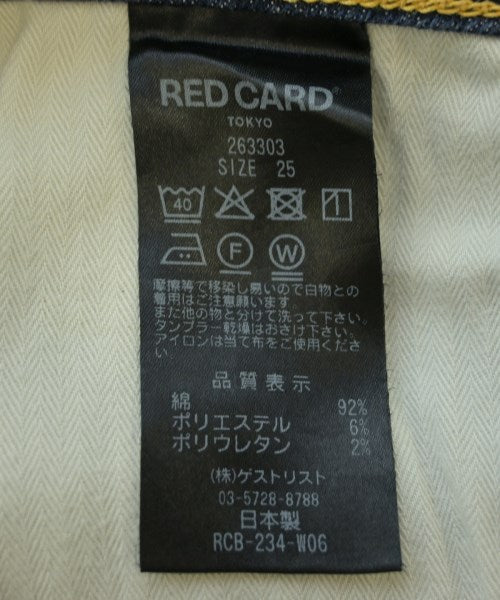 RED CARD 牛仔褲
