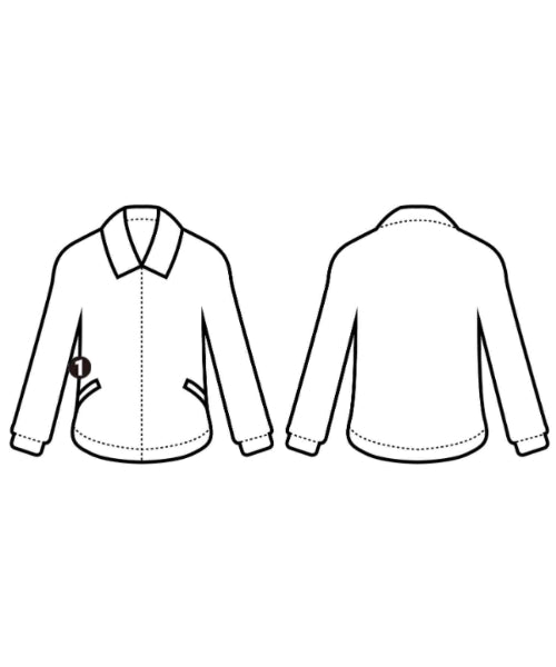 ADAM ET ROPE 斜紋夾克