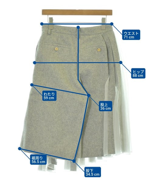 sacai 剪裁褲