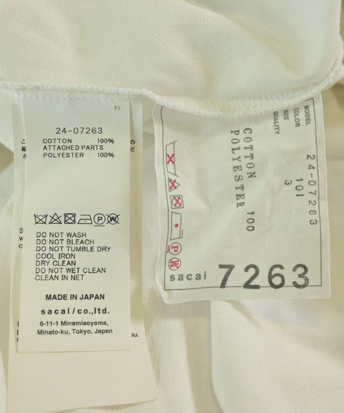 sacai T恤/上衣