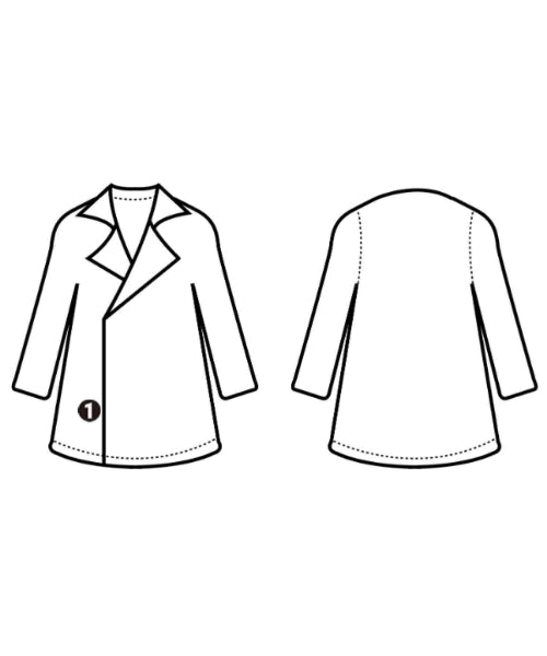 MICA&DEAL 海軍外套