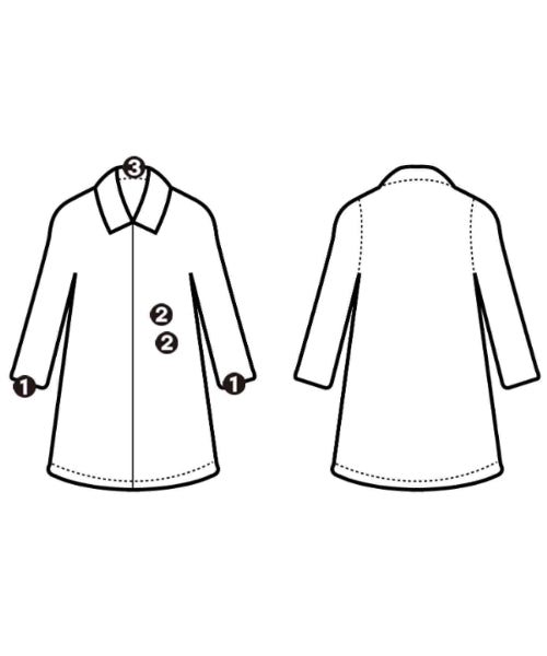 COMOLI 支撐領外套