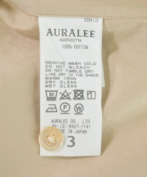 AURALEE 休閒襯衫