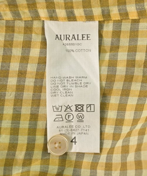 AURALEE 休閒襯衫