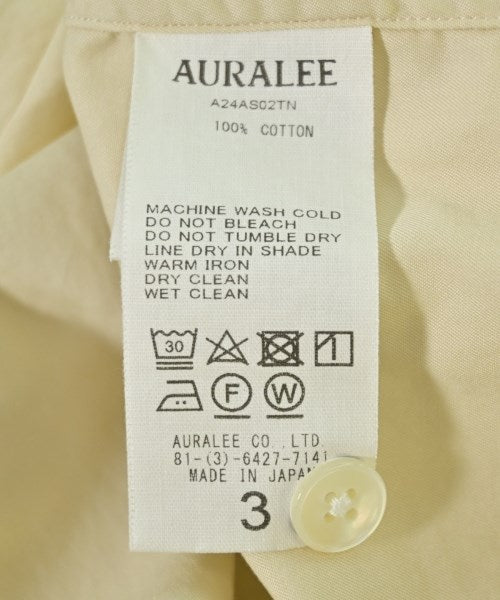 AURALEE 休閒襯衫