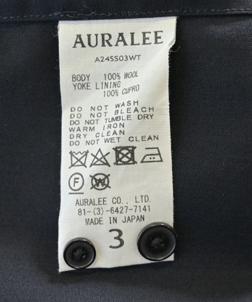AURALEE 休閒襯衫