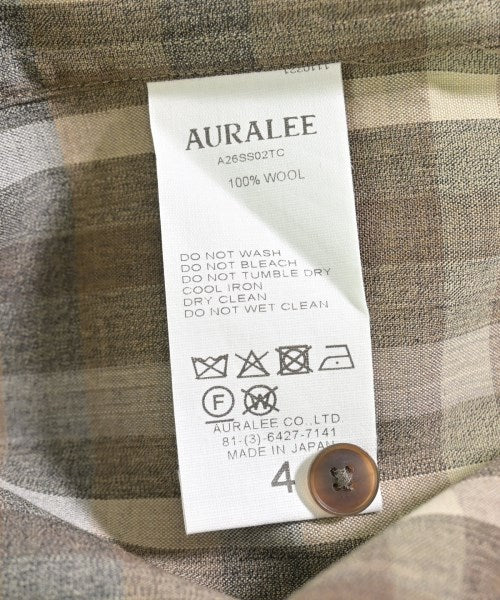 AURALEE 休閒襯衫