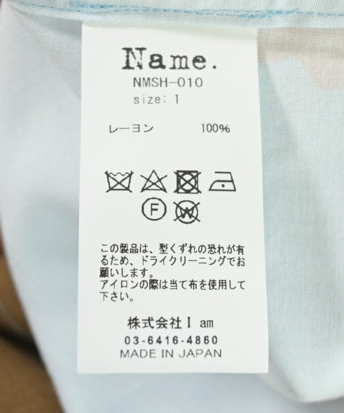 Name. 休閒襯衫