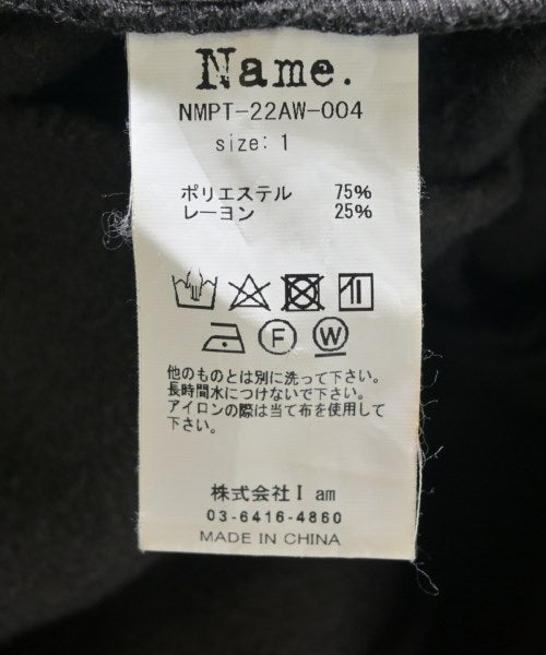 Name. 其他款
