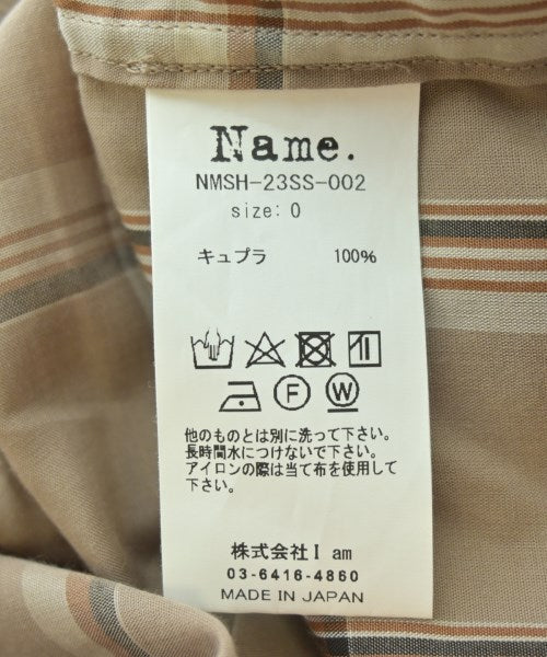 Name. 休閒襯衫