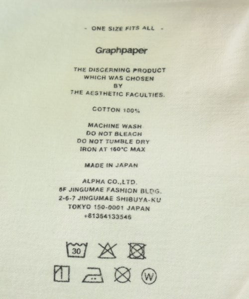 Graphpaper T恤/上衣