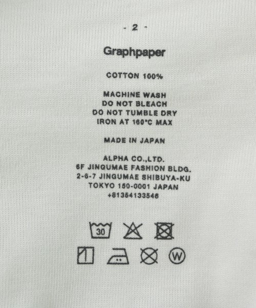 Graphpaper T恤/上衣