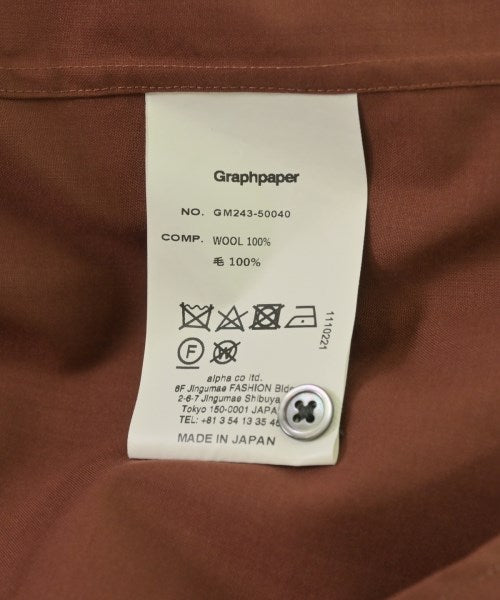 Graphpaper 休閒襯衫