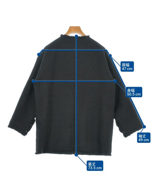 GALLARDAGALANTE NAVY 無領外套