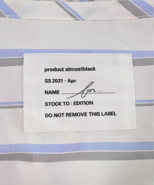 ALMOSTBLACK 休閒襯衫