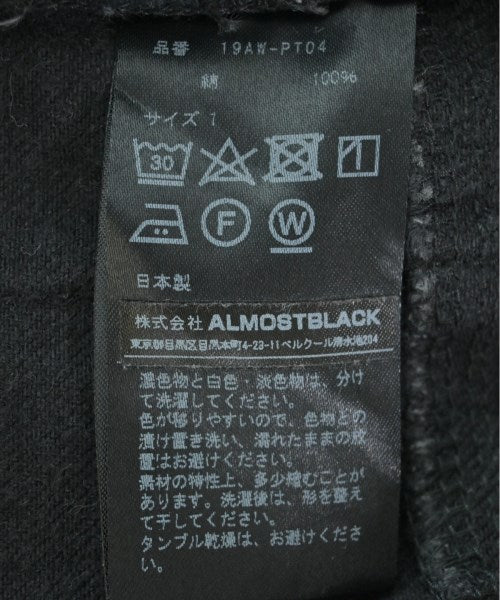 ALMOSTBLACK 牛仔褲