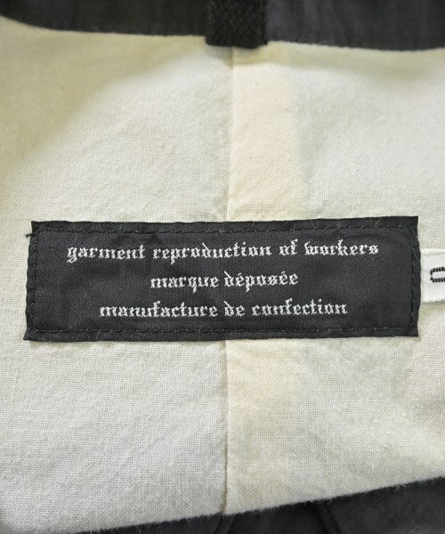 GARMENT REPRODUCTION OF WORKERS 切斯特披風
