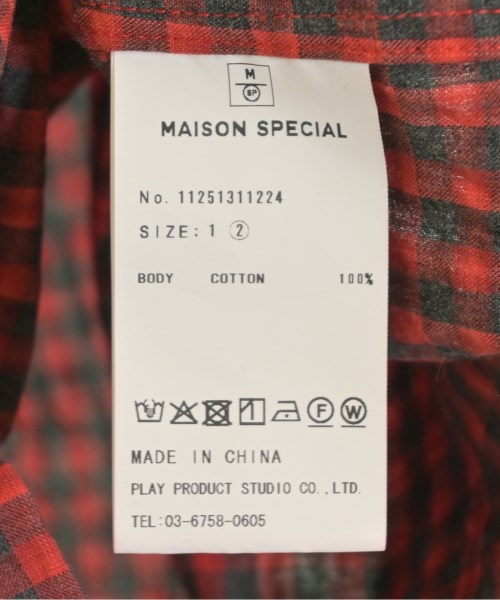 MAISON SPECIAL 休閒襯衫