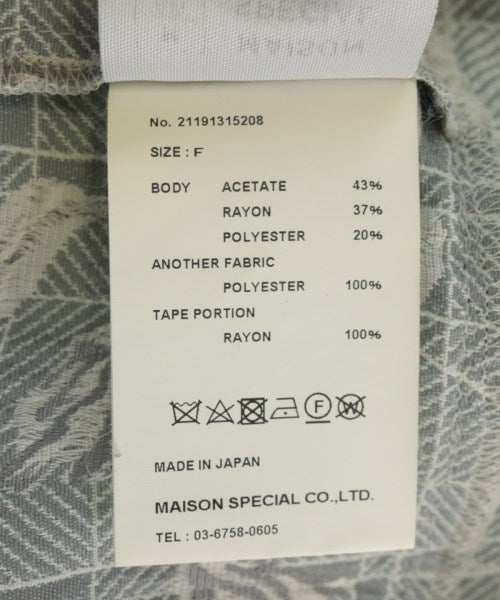 MAISON SPECIAL 女襯衫