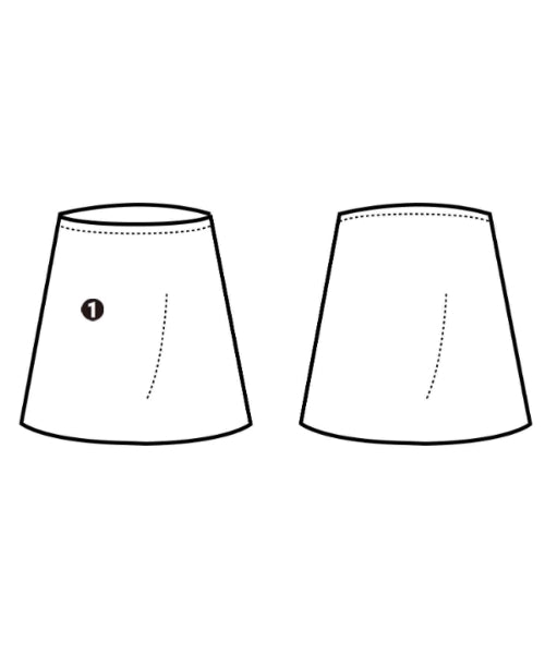 tricot COMME des GARCONS 膝上裙