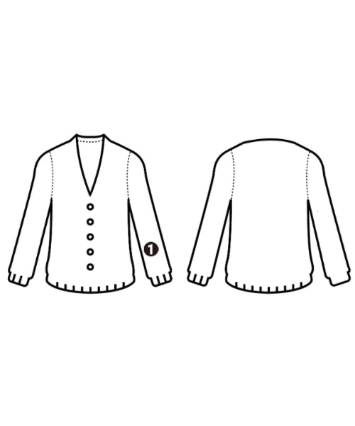 tricot COMME des GARCONS 開襟衫