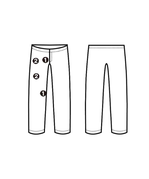 tricot COMME des GARCONS 剪裁褲