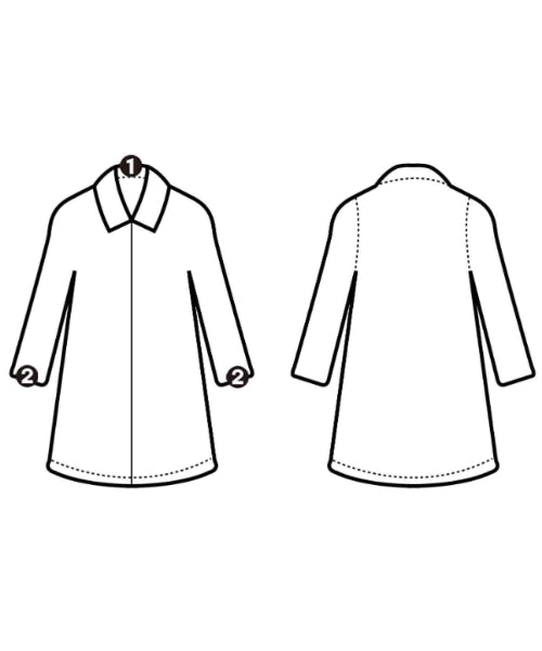 tricot COMME des GARCONS 支撐領外套
