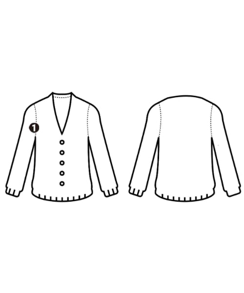 COMME des GARCONS COMME des GARCONS 開襟衫