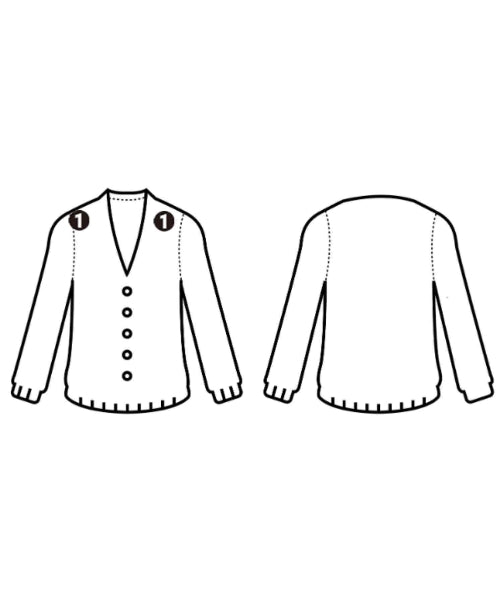 COMME des GARCONS COMME des GARCONS 開襟衫