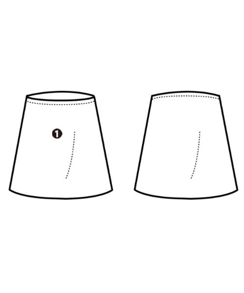 COMME des GARCONS COMME des GARCONS 膝上裙