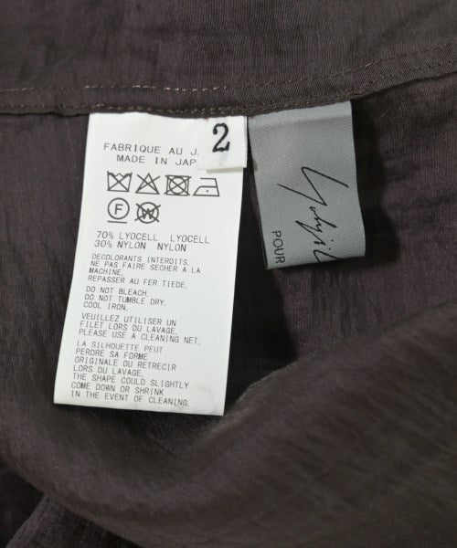 yohji yamamoto POUR HOMME 休襯衫