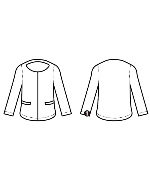 ANN DEMEULEMEESTER 無領外套