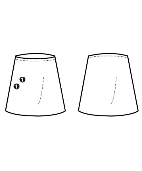 BALENCIAGA 膝上裙