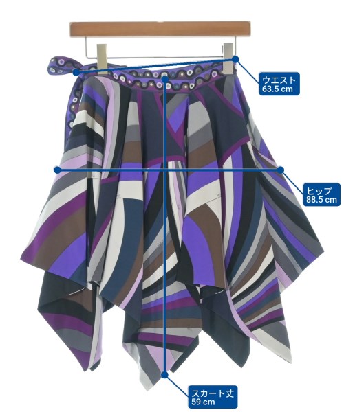 EMILIO PUCCI 膝上裙