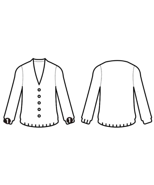 THOM BROWNE 開襟衫