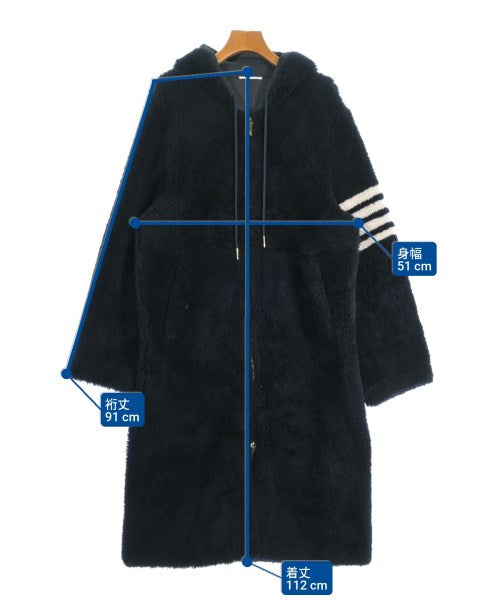 THOM BROWNE 羊毛皮外套