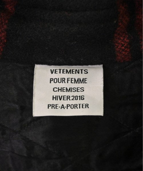 VETEMENTS 休襯衫