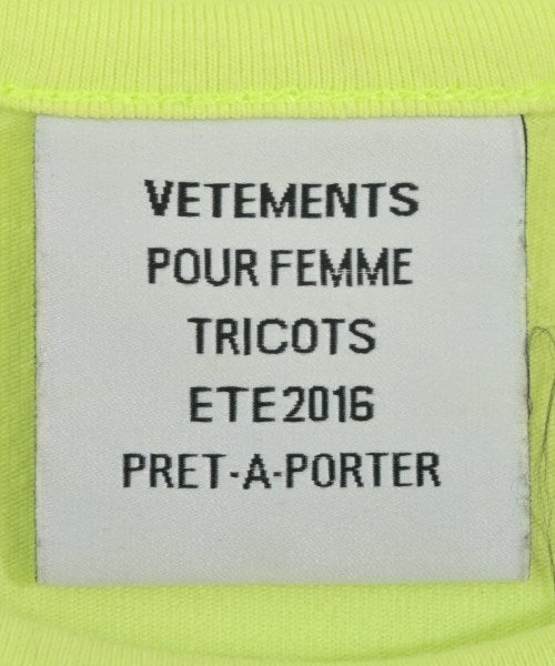 VETEMENTS T恤/上衣