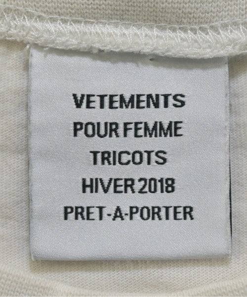 VETEMENTS T恤/上衣