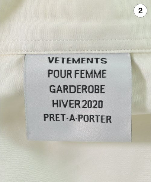 VETEMENTS 休閒襯衫