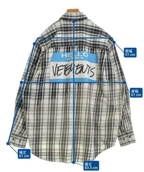 VETEMENTS 休閒襯衫