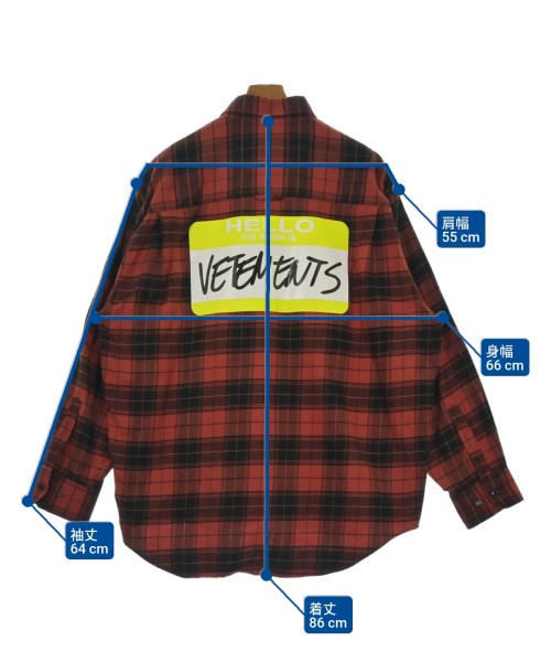 VETEMENTS 休閒襯衫