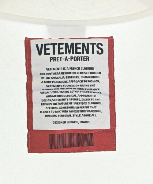 VETEMENTS T恤/上衣