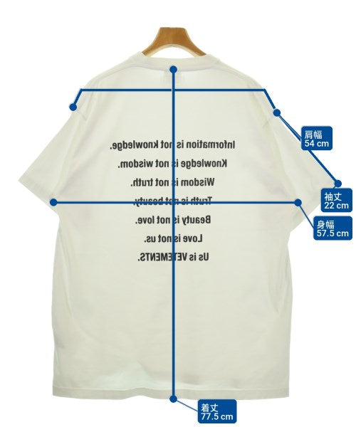 VETEMENTS T恤/上衣