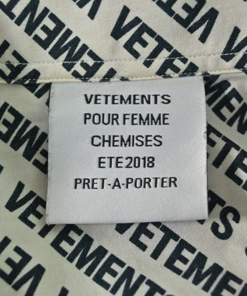 VETEMENTS 休閒襯衫